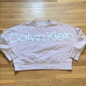 Pink Calvin Klein sweater